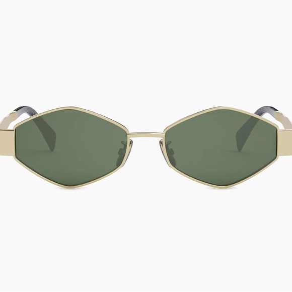 CELINE Metal Triomphe Geometric Sunglasses, 54mm - Picture 1 of 4